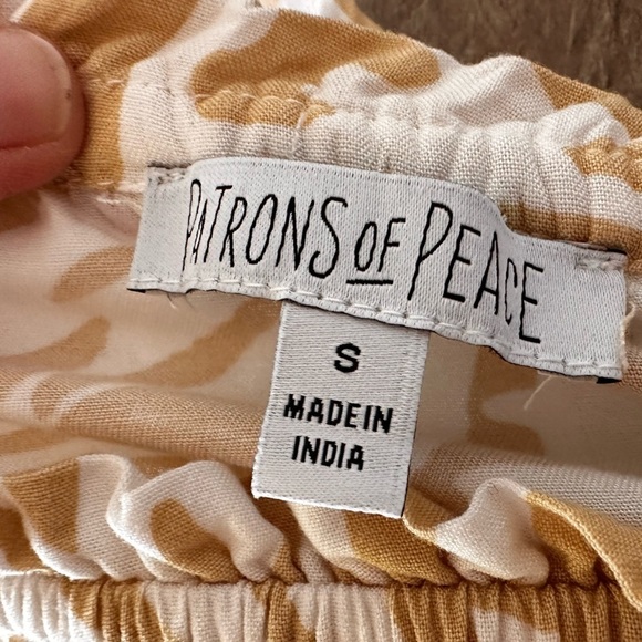 Anthropologie Patrons Of Peace Baby Mini Dress Tiered Ruffle Stretched - Picture 5 of 12